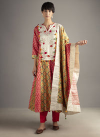 Mix fabric Kurta