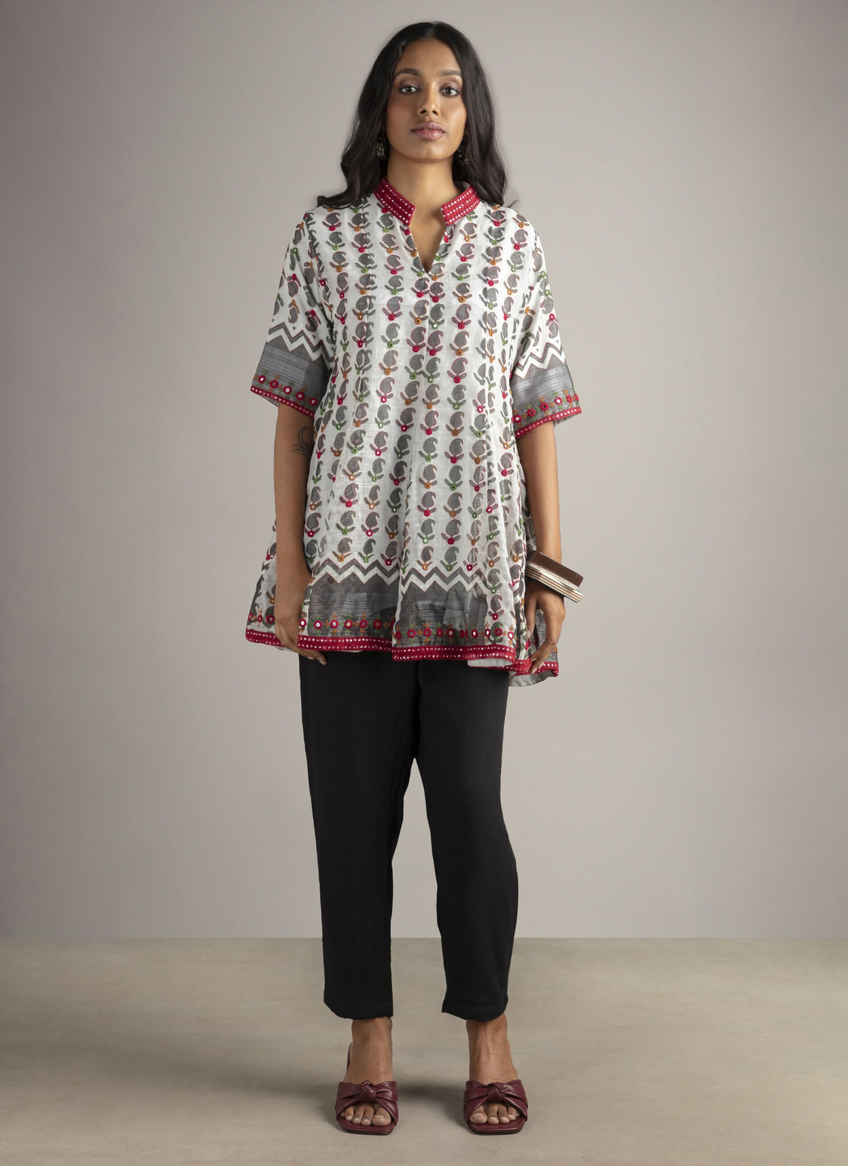 Mix fabric Kurta