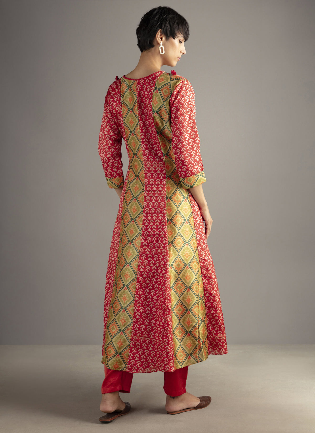 Mix fabric Kurta