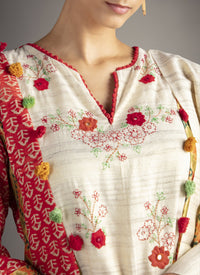 Mix fabric Kurta