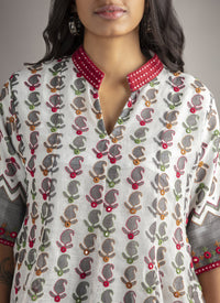 Mix fabric Kurta